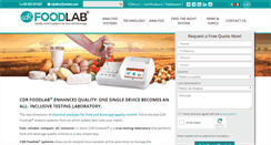 Desktop Screenshot of cdrfoodlab.com